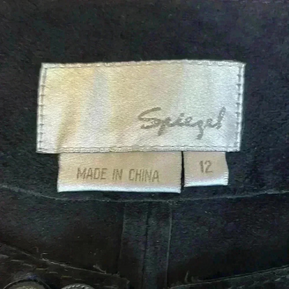 Spiegel Suede Boho Southwestern Light Jacket - Picture 4 of 9